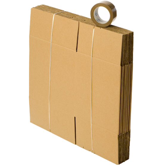 Kit 10 cartons à livres avec 1 rouleau d'adhésif gratuit Kit 10 cartons à livres avec 1 rouleau d'adhésif gratuit