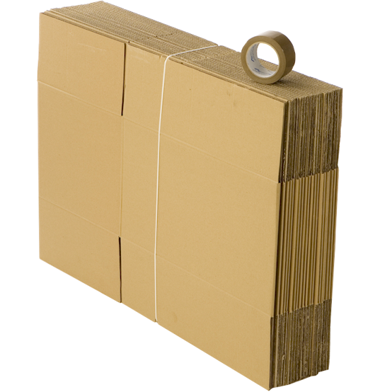 Kit 20 cartons standard avec 1 rouleau d'adhésif gratuit Kit 20 cartons standard avec 1 rouleau d'adhésif gratuit