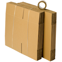 Kit 20 cartons à livres avec 1 rouleau d'adhésif gratuit Kit 20 cartons à livres avec 1 rouleau d'adhésif gratuit