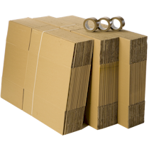 Kit 60 cartons standard avec 3 rouleaux d'adhésif gratuits